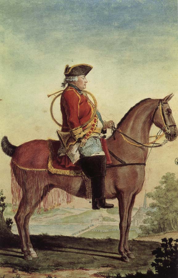 Louis-Philippe, duke of Orleans, in the hunt suit